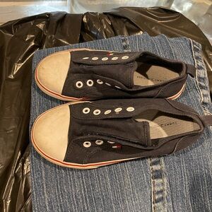 Tommy Hilfiger kids Black Slip-On Shoes size 13